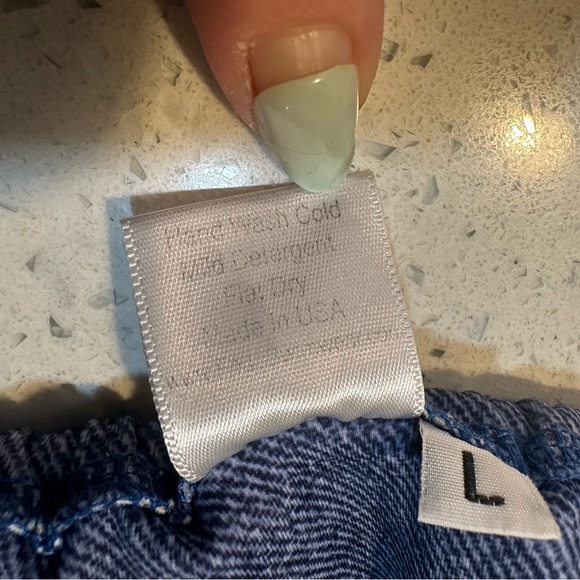 Large bikini top by Fede Swimwear - denim looking design - Picture 5 of 8